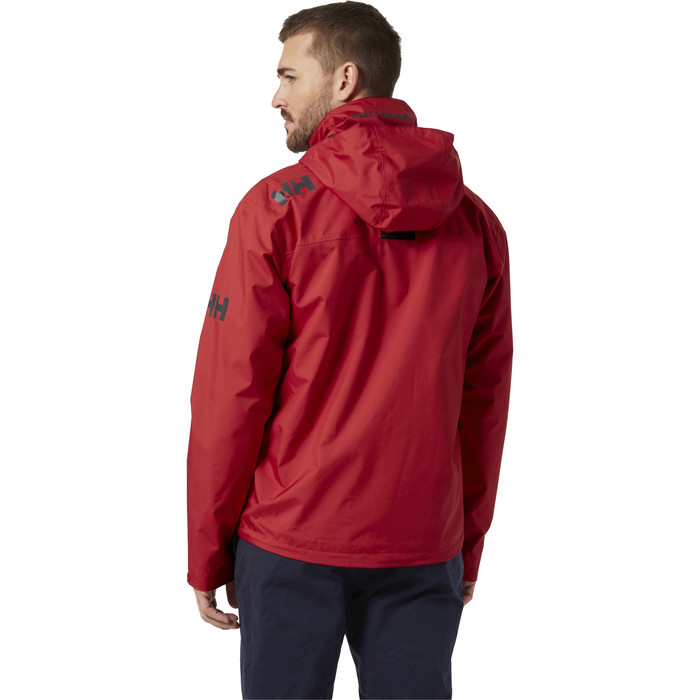 2024 Helly Hansen Mens Hooded Crew Jacket 33875 - Red